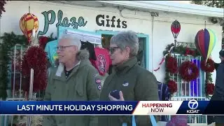 Holiday Shopping Draws in Huge Crowds