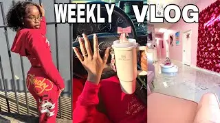Spend A Day With Me! Sugar Wax, Stanley Unboxing + Accessories , Nail Spa 💅🏿  & More!