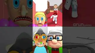 Roblox - TEAM EVIL MOM VS TEAM EVIL DAD VS TEAM GRANDMA VS TEAM GRANDPA ALL JUMPSCARE