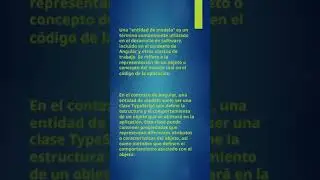 Entidad Modelo y Modulo