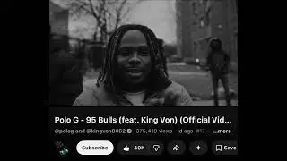 Polo G ft King Von - 95 Bulls (Reaction Video)