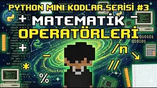 Python Mini kodlar serisi #3 Matematik operatörleri👩‍🔬