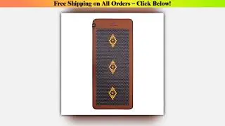 Luxuryade Black Tourmaline Pemf Mat Therapy Jade Infrared Heating Bio Massage Crystal Body Pad