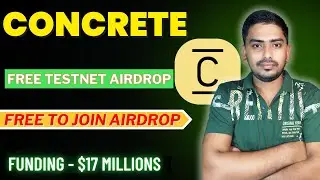 Concrete Protocol Airdrop Guide | Concrete Airdrop Confirmed 🚀 Base Chain Big Project | Full Details