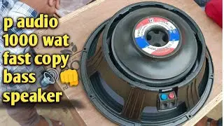 P audio ka 1000 wat first copy speaker 🔊कम प्राइस बेस के लिए सबसे बेस्ट स्पीकर#mangaldjlhuthanwale