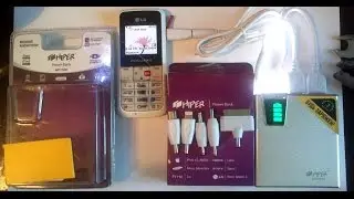 Портативный аккумулятор Hiper Power Bank MP 7500 проверка и разборка.