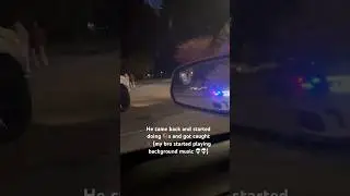 Truck gets caught doing donuts in parking lot #burnout #busted
