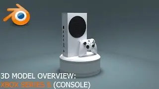Xbox Series S Console - Render Preview