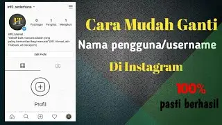 cara mengganti nama Instagram