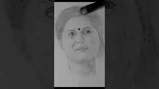 karuna pandey as pushpa impossible drawing #shorts