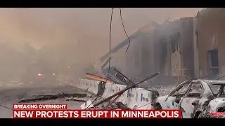 2020 MINNEAPOLIS RIOTS - the city on fire with looting