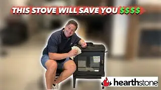 This wood stove will save you a lot of money! (Hearth Stone stove review)
