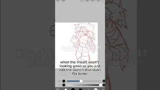 When The Sketch Is Better Than The Lineart || #art #okko #artist #digitalart #relatable