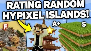 Rating 3 RANDOM 😱 Hypixel SkyBlock Islands (One is a MEGA Farm!) | Minecraft | #minecraft #gaming