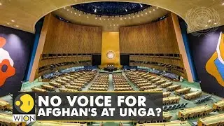 Controversy over Afghanistan's UNGA address |Latest World English News | WION Update
