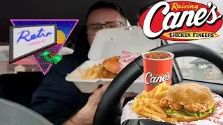 Retro Podcast Host Tries Raising Cane's Chicken Sandwich