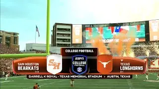 NCAA Football 2025: Sam Houston at #8 Texas