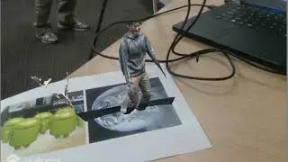 Real-time AR Visualization of RGB-D Data from Azure Kinect