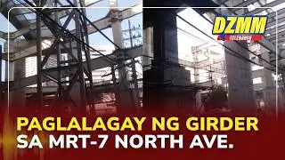 Paglalagay ng girder sa MRT-7 North Ave., patuloy | DZMM Teleradyo (03 February 2026)