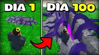 SOBREVIVI 100 DIAS NA FLORESTA CORROMPIDA E COISAS ACONTECERAM NO 99 NOITES NA FLORESTA!!(FINAL BOM)