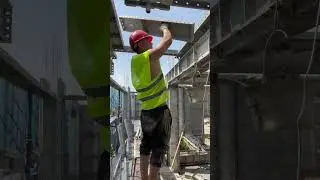 Today is another day of assembling aluminum formwork. #aluminumformwork #construction #wallart