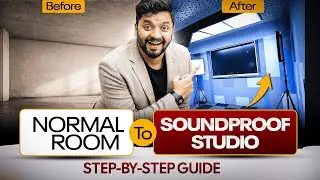 Normal Room ko Pro Studio Kaise Banaye? | Soundproof Studio Setup India 🎥
