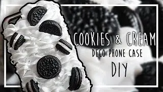 🍪 DIY Cookies & Cream Deco Phone Case 🍪