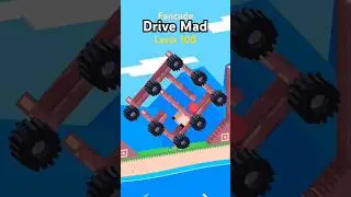 Drive Mad Level 100 Fancade #shortfeed #gaming