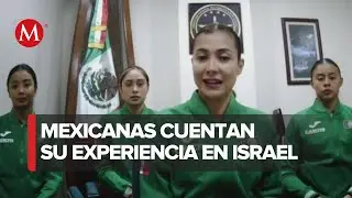 Tras su regreso a México, la selección mexicana de gimnasia rítmica comparte su experiencia