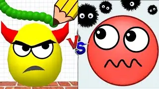 🎯 HIDE BALL brain 🧠 teaser games 🆚 Draw to Smash gameplay part 11 #hideball