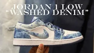 НОВИНКА!!! В РУКАХ!!! JORDAN 1 LOW WASHED DENIM!!!