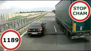 Stop Cham #1189 - Niebezpieczne i chamskie sytuacje na drogach