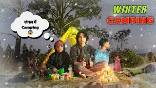 Night camping in Heavy Winter 🥶 | India village camping | Camping videos | The horizon Desi
