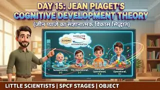 CDP Day 15: Jean Piaget Cognitive Development Theory (संज्ञानात्मक विकास) | CTET 2026