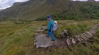 Drapping down in Glen Clova from the summit of Broad Cairn