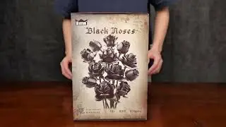 SuperOwls | Dark Kiss Black Rose Bouquet Building Block Set