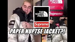 Supreme X TNF Paper Nuptse Jacket?! Is That True?!!