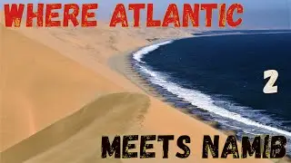 Where cold Atlantic Ocean meets hot Namib Desert in Namibia, southern Africa-2