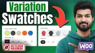 AUTOMATIC WooCommerce Variation Swatches for Color, Size & Image | (NO PLUGIN)