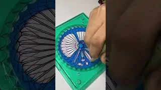 Mesmerizing ASMR Spirograph Patterns That Will Mesmerize Your Mind! #art #shorts #spirograph #asmr