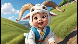 Happy Goat Step Step Hill | Fun Counting Song for Kids | Playful Adventure Nursery Rhyme