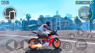 Real Bike Driving Game Gameplay | High-Speed Riding, Stunts & Realistic Roads