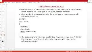 Self referential structure in C