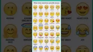 EMOJI - What every emotion actually means /🥵