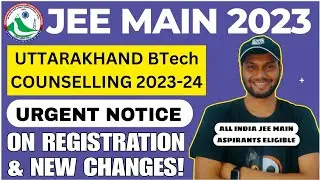 UTU COUNSELING 2023 URGENT UPDATE🥳 &bull; UTU 2023 COUNSELLING GOOD NEWS🔥 &bull; JEE MAIN 2023 &bull; GBPUAT BTech