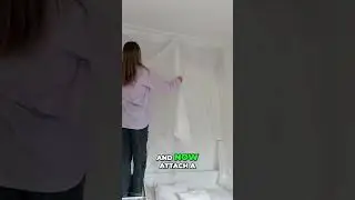 DIY dreamy bed canopy in 5 minutes!