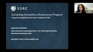 SSRC/NEH Sustaining Humanities Infrastructure Program Informational Webinar