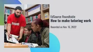 How to make tutoring work
