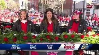 WLWT 5 Cincinnati Reds Opening Day Parade March 28, 2024