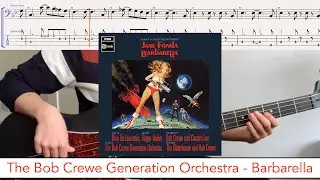 The Bob Crewe Generation Orchestra - Barbarella // bass playalong w/tabs (1968 - jazz/lounge)